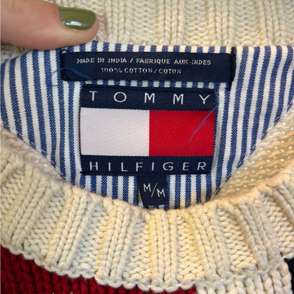 Vintage Tommy Hilfiger multi-color striped sweater - Picture 3 of 4